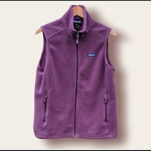 Patagonia Synchilla Fleece Vest, Purple, L Large